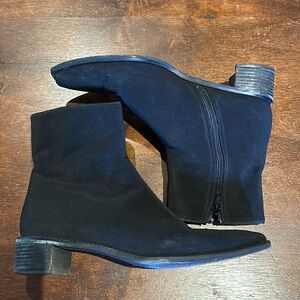 Stuart Weitzman Black Gore Tex Waterproof Boot